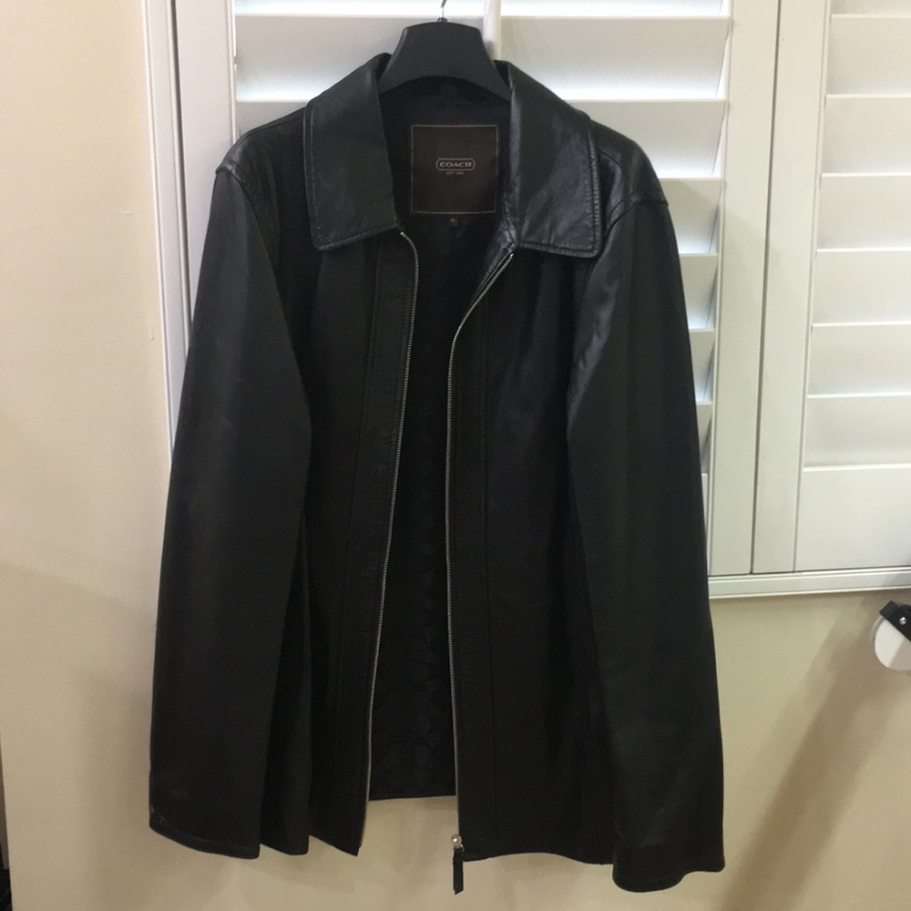 Coach leather jacket